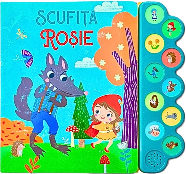 Coperta cărții 'Scufița Roșie. 10 sunete'