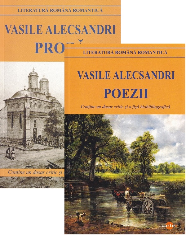 Coperta cărții 'Pachet 2 cărți: Poezii + Proză - Vasile Alecsandri'