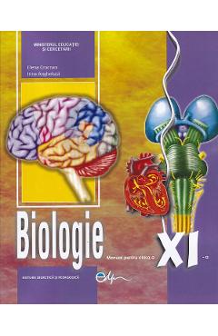 Coperta cărții 'Biologie - Clasa 11 - Manual - Elena Crocnan, Irina Angheluță'
