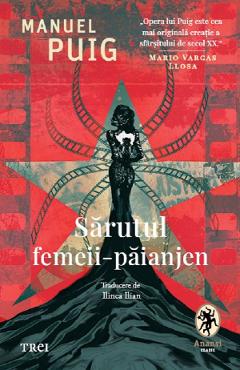 Coperta cărții 'Sărutul femeii-paianjen - Manuel Puig'
