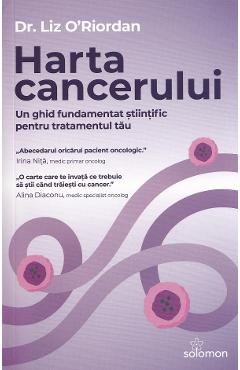 Coperta cărții 'Harta cancerului - Liz O'Riordan'