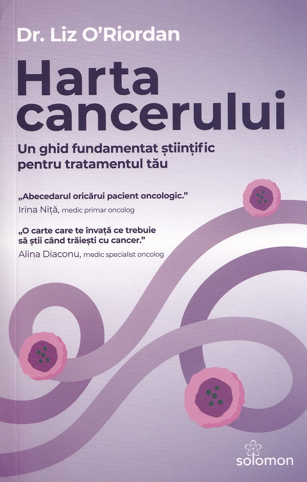 Coperta cărții 'Harta cancerului - Liz O'Riordan'