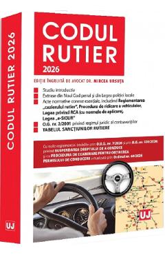 Coperta cărții 'Codul rutier 2026 - Mircea Ursuță'