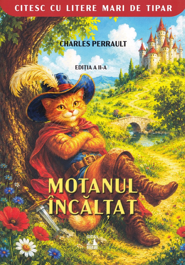 Coperta cărții 'Motanul încălțat Ed.2 - Charles Perrault'