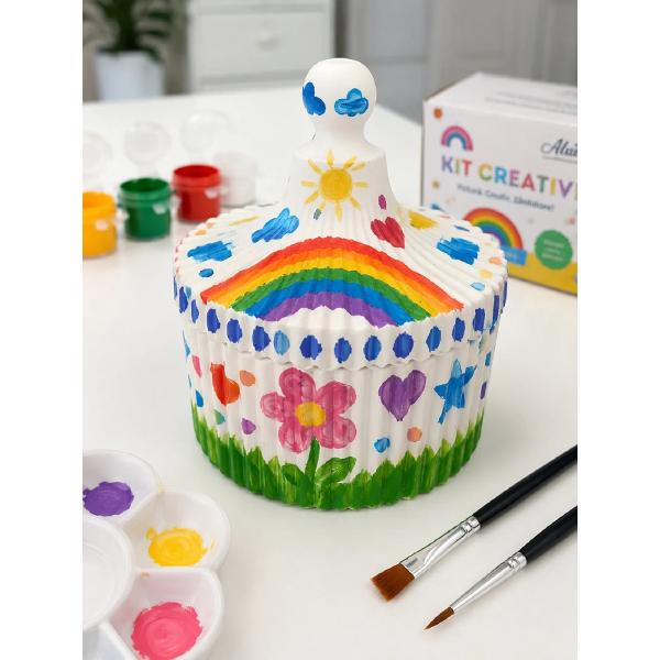 Kit creativ: Bomboniera. Ceramica pentru pictat