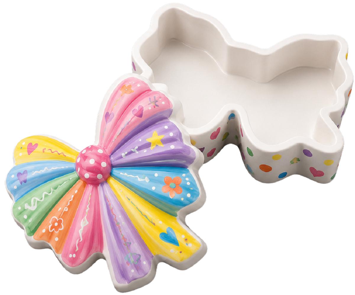 Imaginea produsului 'Kit creativ: Suport ceramic fundiță. Ceramică pentru pictat'