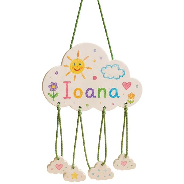 Kit creativ: Norisori agatatori. Ceramica pentru pictat