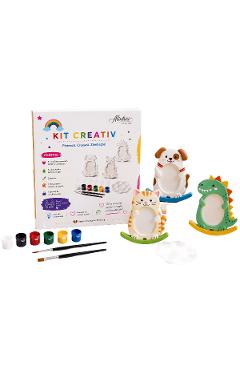 Imaginea produsului 'Kit creativ: Rame foto animăluțe. Ceramică pentru pictat'
