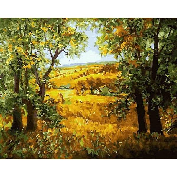 Pictura pe numere: Toamna la tara