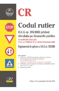 Coperta cărții 'Codul rutier Ed.18 Act. 20 iulie 2026'