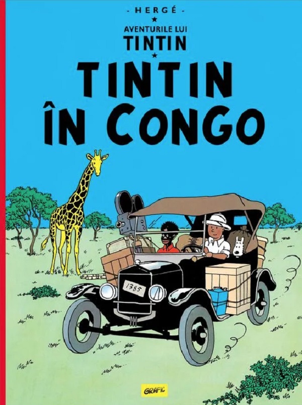 Coperta cărții 'Aventurile lui Tintin Vol.2: Tintin în Congo - Herge'
