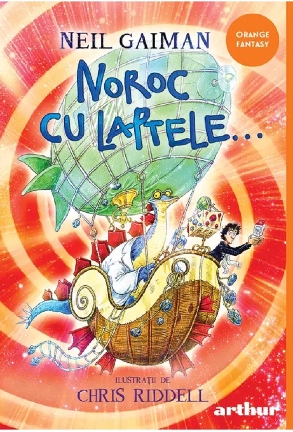 Coperta cărții 'Noroc cu laptele... - Neil Gaiman'