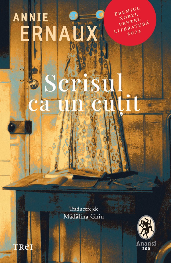 Coperta cărții 'eBook Scrisul ca un cuțit - Annie Ernaux'