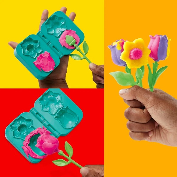 Imaginea produsului 'Set creație. Play-Doh: Flori lalele și narcise'