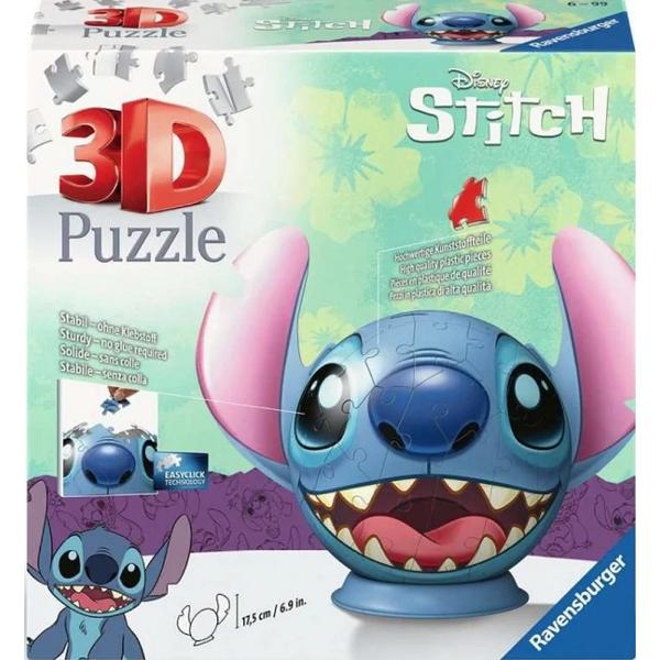 Puzzle 3D glob: Disney Stitch cu urechi