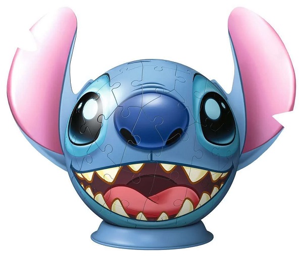 Imaginea produsului 'Puzzle 3D glob: Disney Stitch cu urechi'