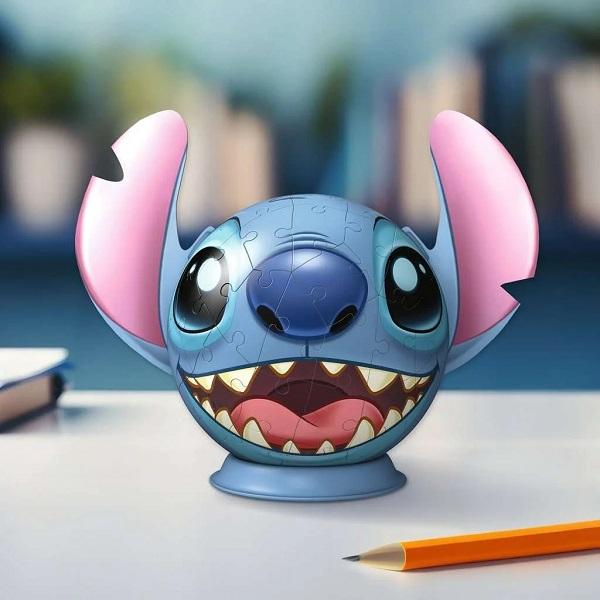 Puzzle 3D glob: Disney Stitch cu urechi