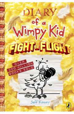 Coperta cărții 'Diary of a Wimpy Kid: Fight or Flight - Jeff Kinney'