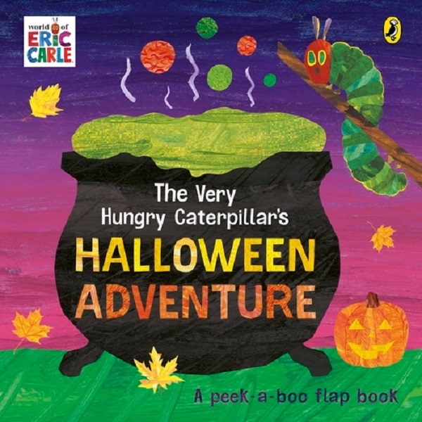 Coperta cărții 'The Very Hungry Caterpillar's Halloween Adventure: A Lift-and-Find Book - Eric Carle'