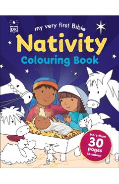 Coperta cărții 'My Very First Bible Nativity Colouring Book -'