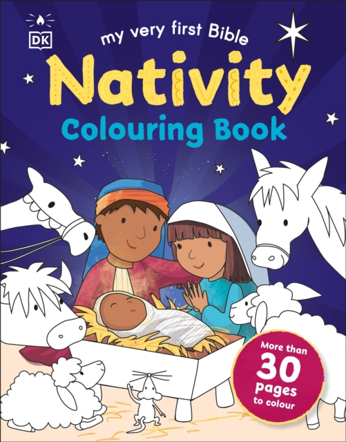 Coperta cărții 'My Very First Bible Nativity Colouring Book -'