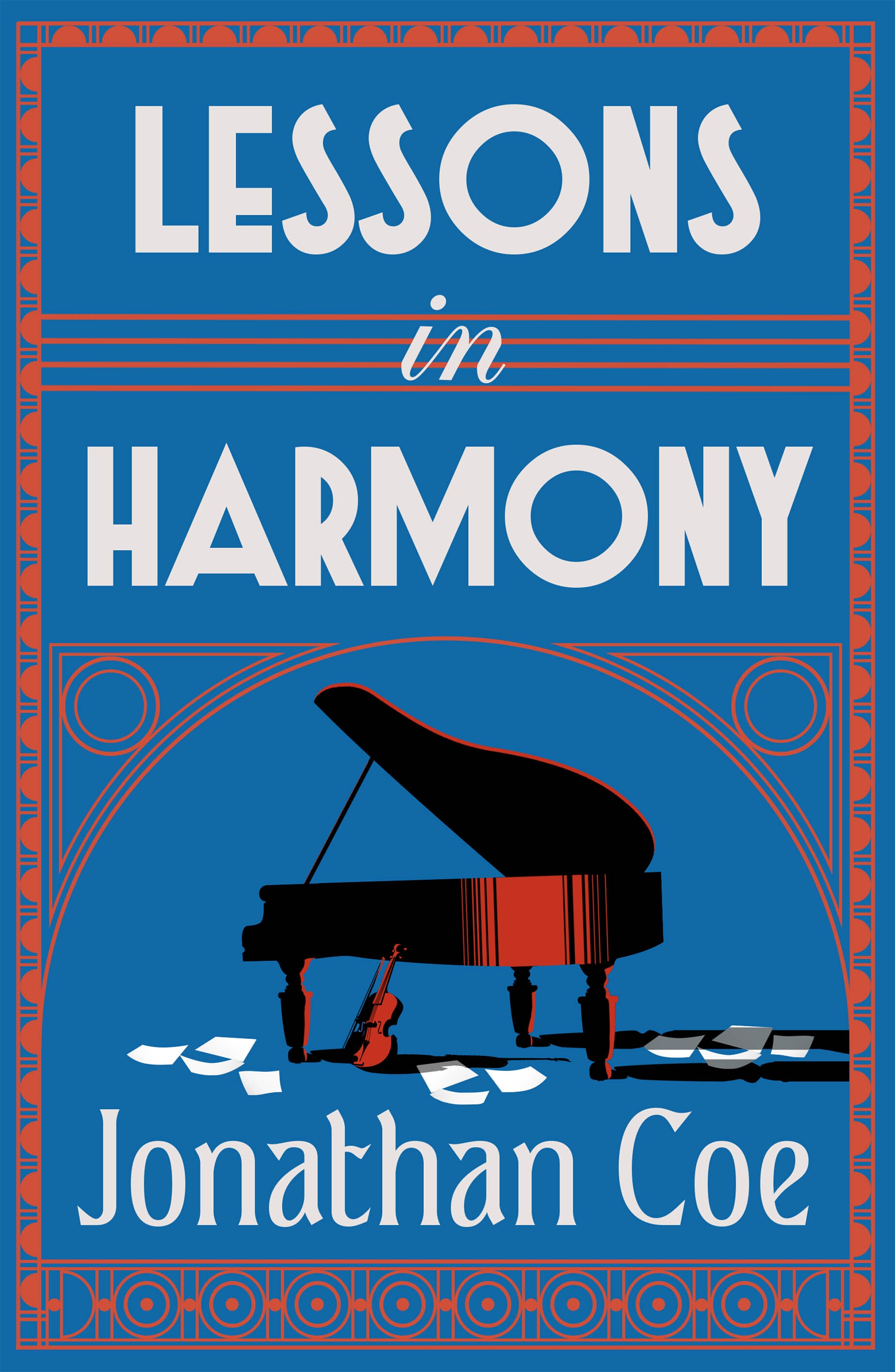Coperta cărții 'Lessons in Harmony - Jonathan Coe'