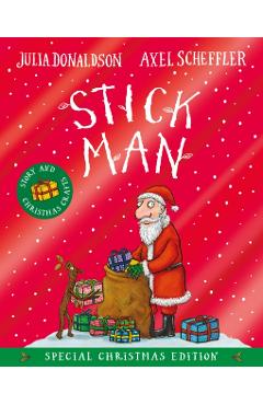 Coperta cărții 'Stick Man Christmas Special Edition - Julia Donaldson'