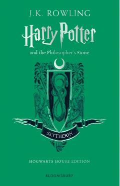 Coperta cărții 'Harry Potter and the Philosopher's Stone – Slytherin Hogwarts House Edition - J.k. Rowling'