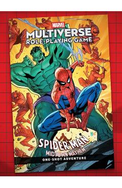 Coperta cărții 'Marvel Multiverse Role-Playing Game: Spider-Man - Midtown Mayhem - Matt|ziglar Forbeck'