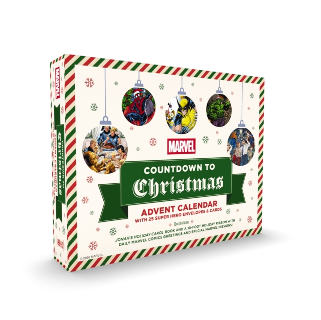 Coperta cărții 'Marvel Countdown to Christmas - Robb Pearlman'