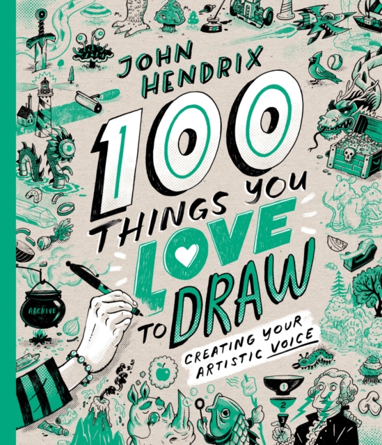 Coperta cărții '100 Things You Love to Draw - John Hendrix'