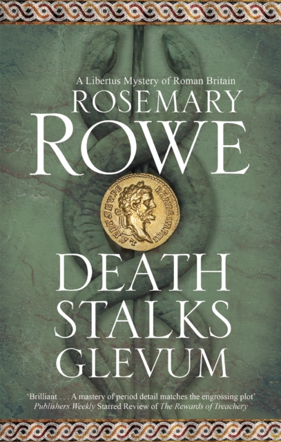 Coperta cărții 'Death Stalks Glevum - Rosemary Rowe'