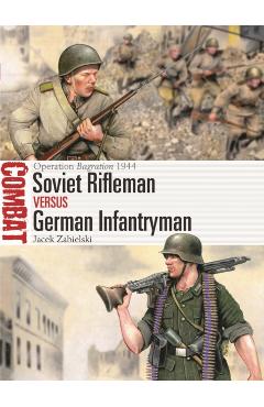 Coperta cărții 'Soviet Rifleman vs German Infantryman - Dr Jacek Zabielski'