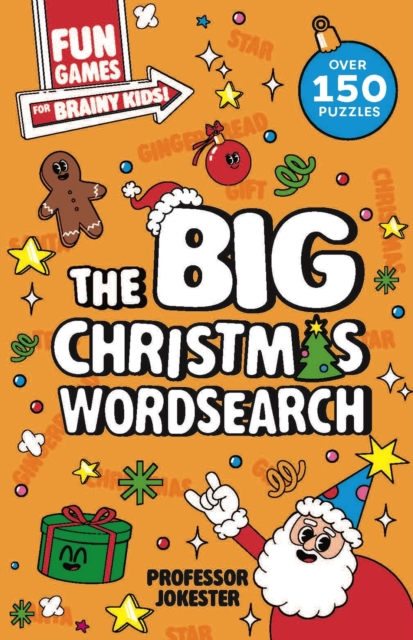 Coperta cărții 'Fun Games for Brainy Kids: The Big Christmas Wordsearch -'