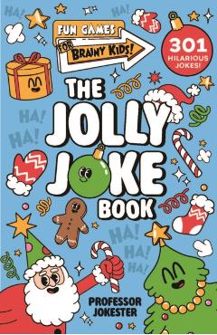 Coperta cărții 'Fun Games for Brainy Kids: The Jolly Joke Book -'