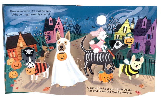 Coperta cărții 'Bark! Boo! the Halloween Pup Crew! - Janet Lawler'