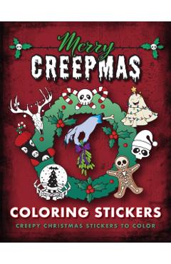 Merry Creepmas Coloring Stickers -