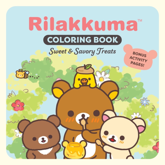 Coperta cărții 'Rilakkuma Coloring Book: Sweet & Savory Treats -'