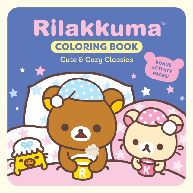 Coperta cărții 'Rilakkuma Coloring Book: Cute & Cozy Classics -'