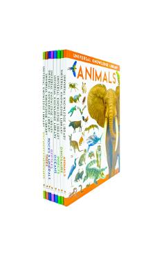 Universal Knowledge Library: Animals and Nature; 8-Book Set -