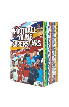 Football Young Superstars 12 Books Box Set - Roy Calley Simon Edwards