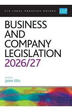 Business and Company Legislation 2026/27 -