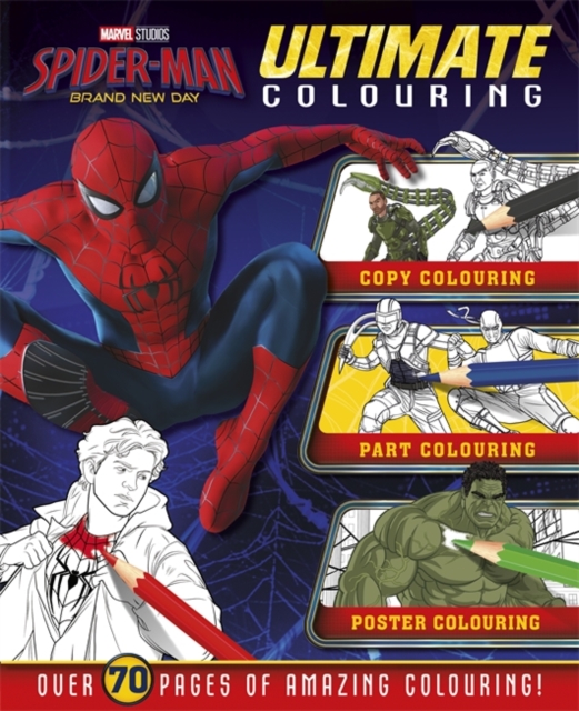 Coperta cărții 'Marvel Studios Spider-Man Brand New Day: Ultimate Colouring -'