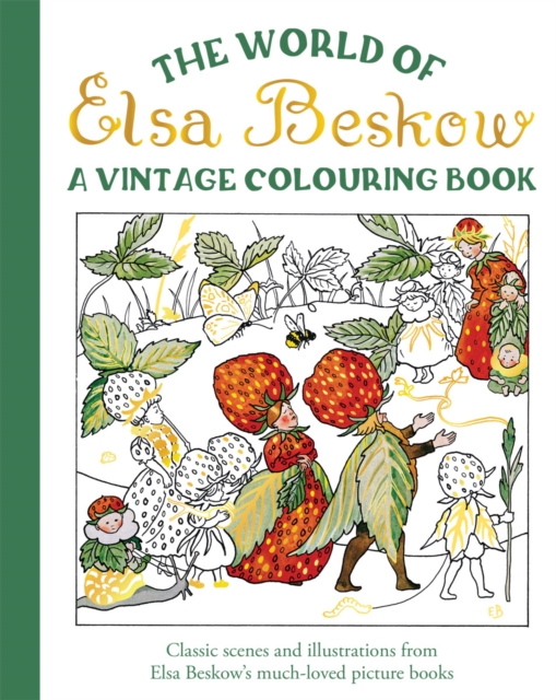 Coperta cărții 'World of Elsa Beskow: A Vintage Colouring Book - Elsa Beskow'