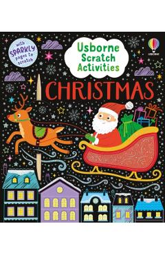 Coperta cărții 'Usborne Scratch Activities Christmas - Rosie Dickins'