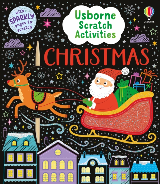 Coperta cărții 'Usborne Scratch Activities Christmas - Rosie Dickins'