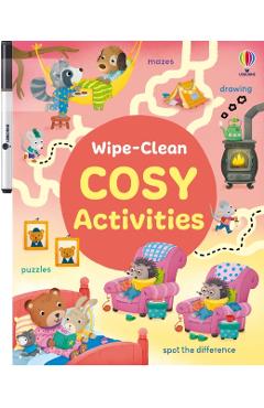 Coperta cărții 'Wipe-Clean Cosy Activities - Kirsteen Robson'
