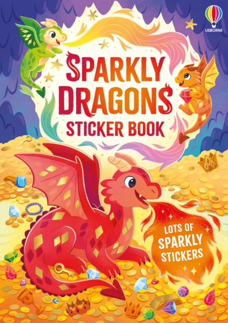 Coperta cărții 'Sparkly Dragons Sticker Book - Alice Beecham'