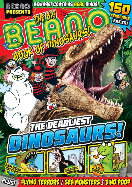 Coperta cărții 'Beano Presents: The Big Beano Book Of Dinosaurs -'