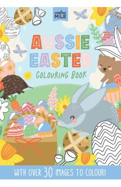 Coperta cărții 'Aussie Easter Colouring Book -'